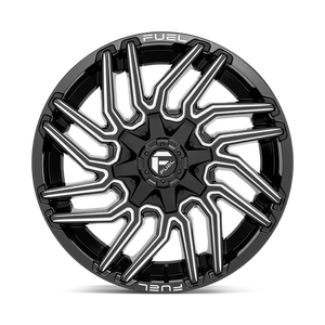 Fuel Offroad D773 TYPHOON Gloss Black Milled 20x9 +1 8x170mm 125.1mm - Wheelwiz