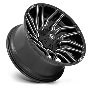 Fuel Offroad D773 TYPHOON Gloss Black Milled 20x10 -18 6x135|6x139.7mm 106.1mm - Wheelwiz