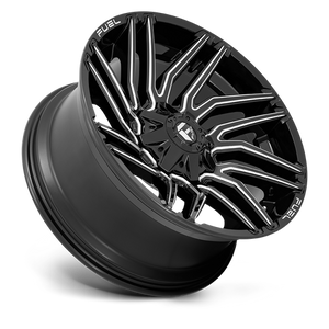 Fuel Offroad D773 TYPHOON Gloss Black Milled 22x10 -18 8x180mm 124.2mm