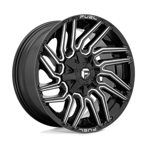 Fuel Offroad D773 TYPHOON Gloss Black Milled 20x9 +1 8x170mm 125.1mm - Wheelwiz