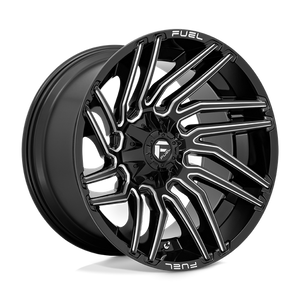 Fuel Offroad D773 TYPHOON Gloss Black Milled 22x12 -44 5x139.7|5x150mm 110.1mm