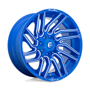 Fuel Offroad D774 TYPHOON Anodized Blue Milled 22x10 -18 8x170mm 125.1mm