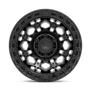 Fuel Offroad D786 UNIT Matte Black W/ M-black Ring 17x9 +1 6x139.7mm 106.1mm