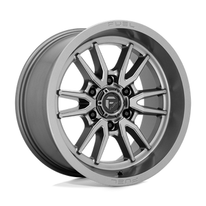 Fuel Offroad D789 CLASH Gunmetal 17x9 +1 6x139.7mm 106.1mm