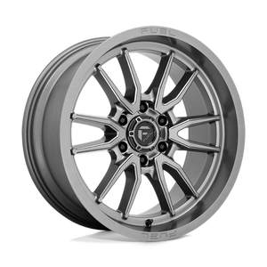 Fuel Offroad D789 CLASH Gunmetal 20x9 +1 6x139.7mm 106.1mm - Wheelwiz