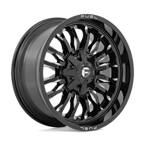 Fuel Offroad D795 ARC Gloss Black Milled 20x9 +1 8x165.1mm 125.1mm