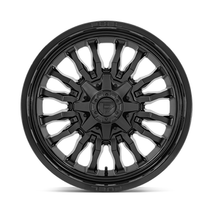 Fuel Offroad D796 ARC Matte Black W/ Gloss Black Lip 20x9 +1 8x165.1mm 125.1mm - Wheelwiz