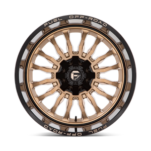 Fuel Offroad D797 ARC Platinum Bronze W/ Black Lip 22x12 -44 6x135|6x139.7mm 106.1mm