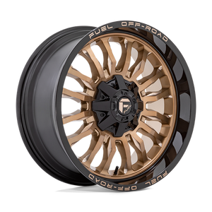 Fuel Offroad D797 ARC Platinum Bronze W/ Black Lip 22x10 -18 8x165.1mm 125.1mm