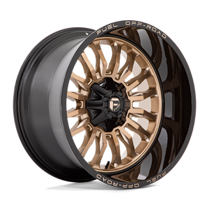 Fuel Offroad D797 ARC Platinum Bronze W/ Black Lip 22x12 -44 8x170mm 125.1mm