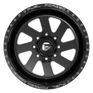 Fuel Forged FF002 Black 22x10 -25 Custom 999mm - Wheelwiz