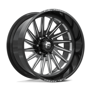Fuel Forged FF125 Black 24x12 -55 Custom 999mm - Wheelwiz