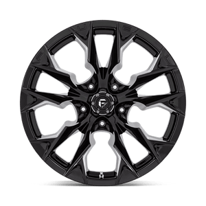 Fuel Offroad D803 FLAME Gloss Black Milled 20x10 -18 5x127mm 71.5mm - Wheelwiz