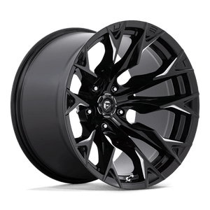 Fuel Offroad D803 FLAME Gloss Black Milled 20x12 -44 5x139.7mm 78.1mm - Wheelwiz
