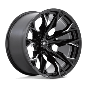 Fuel Offroad D803 FLAME Gloss Black Milled 22x12 -44 5x139.7mm 78.1mm - Wheelwiz