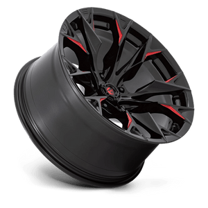 Fuel Offroad D823 FLAME Gloss Black Mill W/ Candy Red 20x10 -18 5x139.7mm 78.1mm - Wheelwiz