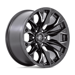 Fuel Offroad D803 FLAME Gloss Black Milled 24x12 -44 5x139.7mm 78.1mm - Wheelwiz