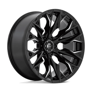 Fuel Offroad D803 FLAME Gloss Black Milled 22x10 -18 6x135mm 87.1mm - Wheelwiz