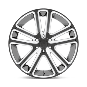 DUB S255 FLEX Gloss Black Milled 22x9.5 +10 5x127mm 78.1mm - Wheelwiz