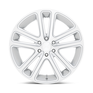 DUB S257 FLEX Gloss Silver Brushed Face 26x10 +10 5x127mm 78.1mm - Wheelwiz