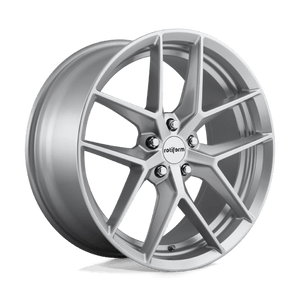 Rotiform R133 FLG Gloss Silver 19x8.5 +45 5x112mm 66.6mm - Wheelwiz