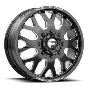 Fuel Offroad FF19 Gloss Black Milled 24x8.25 -221 8x210mm 154.3mm - Wheelwiz