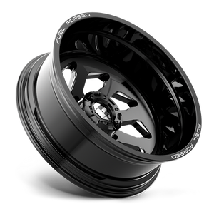 Fuel Offroad DD39 FF39D Gloss Black Milled 22x8.25 -199 10x225mm 170.1mm