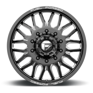 Fuel Offroad DB66 FFC66 Matte Black Milled 22x8.25 +105 10x225mm 170.1mm