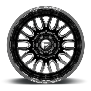 Fuel Offroad FF66 Matte Black Milled 20x8.25 -202 10x225mm 170.1mm