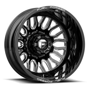 Fuel Offroad FF66 Matte Black Milled 20x8.25 -202 10x225mm 170.1mm