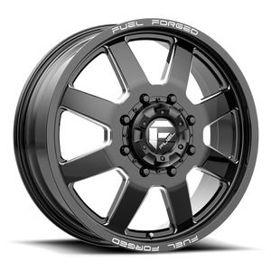 Fuel Offroad DE09 FF09D Matte Black Milled 24x12 -50 8x165.1mm 121.5mm - Wheelwiz