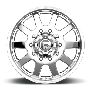 Fuel Offroad DE09 FF09D Polished 20x8.25 +105 10x225mm 170.1mm - Wheelwiz