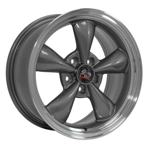 OE Wheels Replica FR01 Anthracite with Machined Lip 17x9.0 +24 5x114.3mm 70.6mm