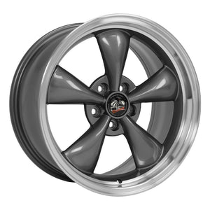 OE Wheels Replica FR01 Anthracite with Machined Lip 18x9.0 +24 5x114.3mm 70.6mm