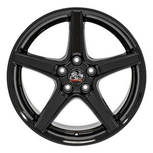 OE Wheels Replica FR06B Gloss Black 18x9.0 +24 5x114.3mm 70.6mm - Wheelwiz