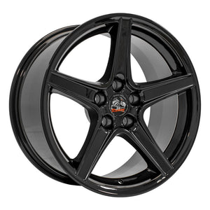 OE Wheels Replica FR06B Gloss Black 18x9.0 +24 5x114.3mm 70.6mm