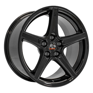 OE Wheels Replica FR06B Gloss Black 18x9.0 +24 5x114.3mm 70.6mm - Wheelwiz