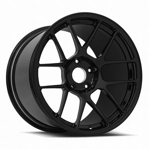 MRR Forged Forged FR43 Gloss Black 18x12 +42 5x120mm 67.1mm - Wheelwiz