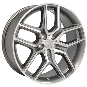 OE Wheels Replica FR73 Gunmetal Machined 20x9.0 +44 5x114.3mm 63.5mm - Wheelwiz