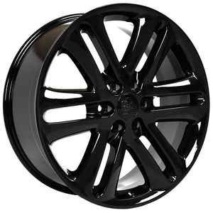 OE Wheels Replica FR76 Gloss Black 22x9.0 +44 6x135mm 87.0mm