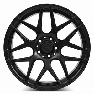 MRR FS1 Matte Black 20x10 +12 Custommm 66.6mm