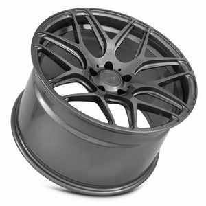 MRR FS1 Gloss Gun Metal 20x12 +30 Custommm 66.6mm - Wheelwiz