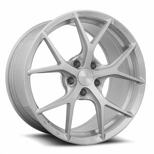 MRR FS6 Brushed Clear 20x8.5 +25 5x112mm 66.6mm - Wheelwiz