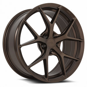 MRR FS6 Gloss Bronze 20x9 +35 5x112mm 66.6mm - Wheelwiz