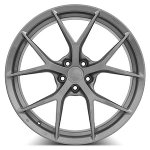 MRR FS6 Gloss Gun Metal 21x9 +35 5x120mm 72.6mm - Wheelwiz