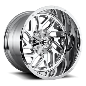 Fuel Offroad D210 TRITON Chrome Plated 22x14 -70 8x165.1mm 125.1mm - 2 PIECE - WheelWiz