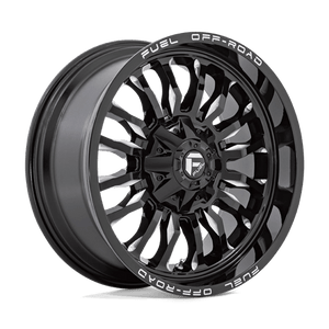 Fuel Offroad D795 ARC Gloss Black Milled 20x9 +1 8x170mm 125.1mm - Wheelwiz
