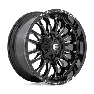 Fuel Offroad D795 ARC Gloss Black Milled 20x10 -18 8x170mm 125.1mm - Wheelwiz