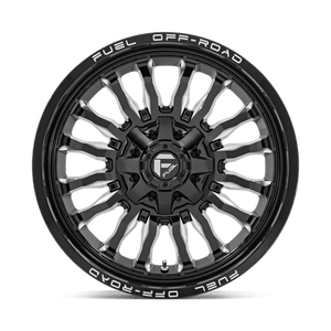 Fuel Offroad D795 ARC Gloss Black Milled 20x9 +1 8x165.1mm 125.1mm - Wheelwiz