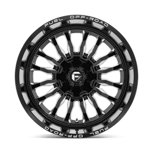 Fuel Offroad D795 ARC Gloss Black Milled 22x12 -44 5x114.3|5x127mm 78.1mm - Wheelwiz